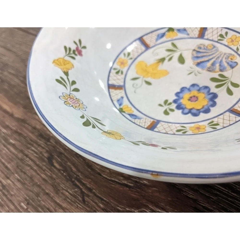 George Briard Bretonne Two Cereal Bowls and One Salad Plate